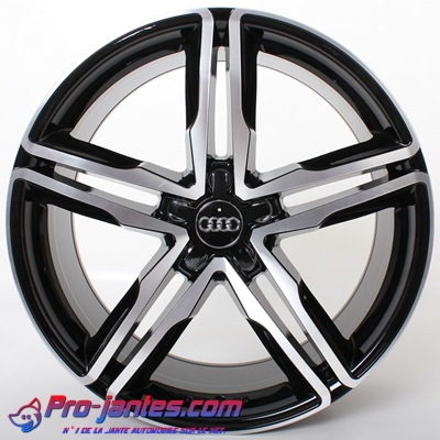 Pack jantes pour Audi A3 A4 A6 TT Q3 Noir/polish 17"pouces