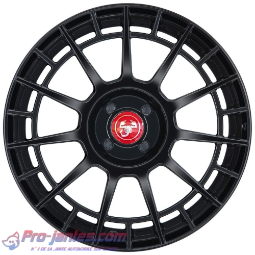 Pack jantes pour ABARTH-595-695-esseesse-compétition Noir 17"pouces