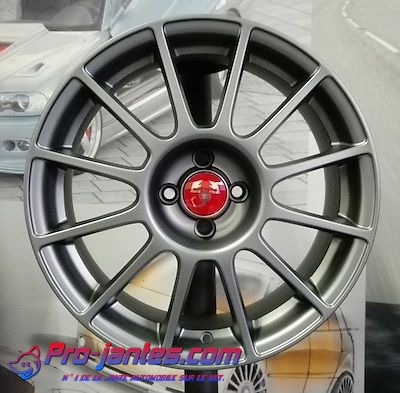 Pack jantes Fiat 500 Abarth Essesse Anthracite 17"pouces