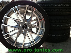 pack jantes Mini cooper Mission-edition limited polish 17"pouces + pneus 205/45r17 pace pc 10